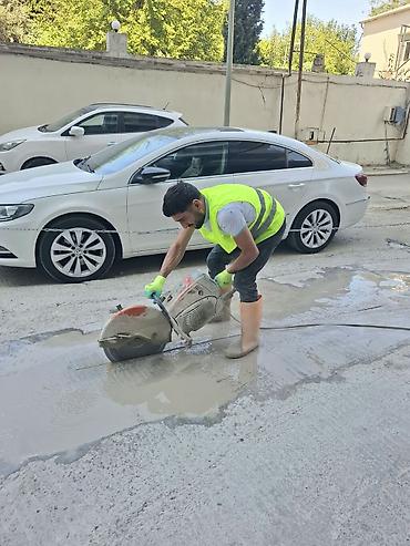 Beton kəsimi və deşik açma xidməti - Armaturlu/armatursuz beton