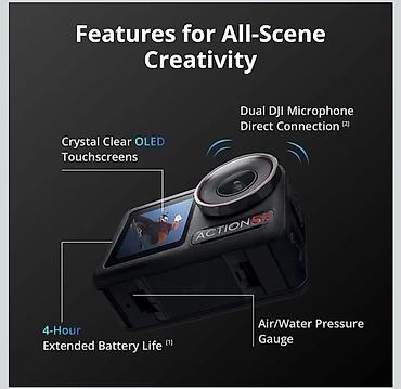 dji mic 3: DJI Action 5 Pro aksion kamerası - 1/1.3" yeni nəsil sensor və 4 nm — 5