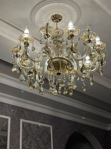 Lent lampalar: Çılçıraq, 10 və daha çox lampa