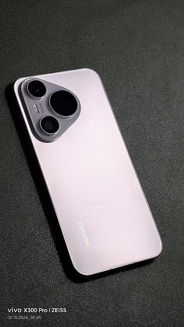 Мобильные телефоны: Huawei Pura 70, Б/у, 256 ГБ, цвет - Белый, 2 SIM — 1