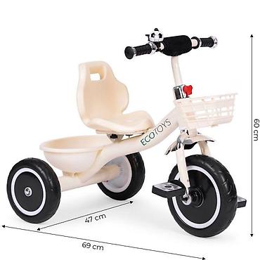 patike jordan: ECOTOYS tricikl sa korpama i zvoncem – Beige (SKU: WQL-1999 BEIGE-250) — 5