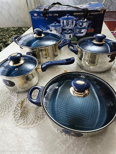 куплю буфет для кухни: Набор посуды Berghoff (12 предметов) - Материал: нержавеющая сталь с — 1