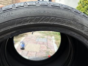 шины комплект: Шины 275 / 40 / R 22, Лето, Б/у, Комплект, Легковые, RoadX — 7