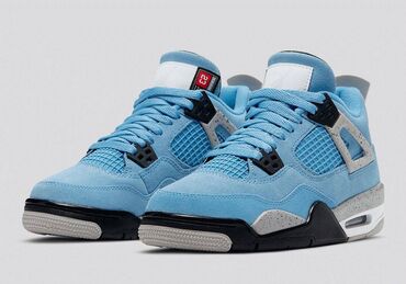 nike air jordan 4: Кроссовки, 36, 36.5, 37, Nike, Новый, цвет - Голубой, Самовывоз, Платная доставка