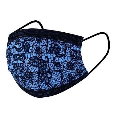 Маски медицинские: Кружевная маска, трехслойная защитная, цена за 1 шт. Ткань спанлейс