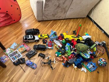 Oyuncaqlar: Uşaq oyuncaqları və oyun çadırı – böyük qarışıq dəst icinde — 4