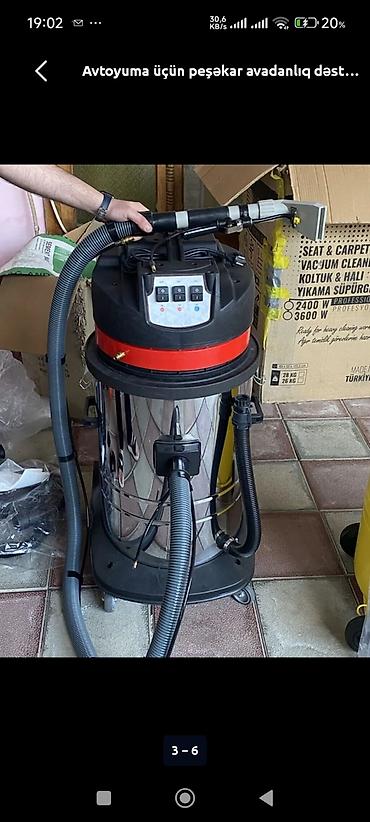 generator icarəsi: Avtoyuma və detallı təmizlik üçün peşəkar avadanlıq dəsti Tərkib: - — 8