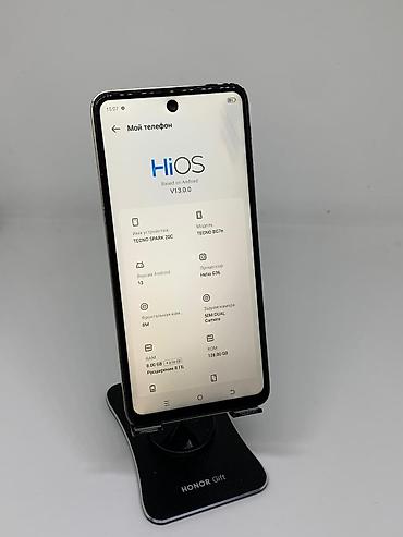 Tecno: Tecno Spark 20C, Б/у, 128 ГБ, цвет - Черный, 2 SIM — 10