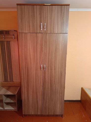 токмок шифонеры: Шкаф для одежды, Б/у, Прямой, ЛДСП