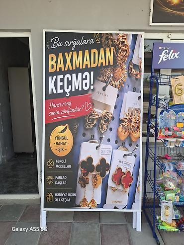 led reklam: İkiüzlü reklam stendi – “Bujuteriya Aləmi”işlənməyib bize uygun — 5