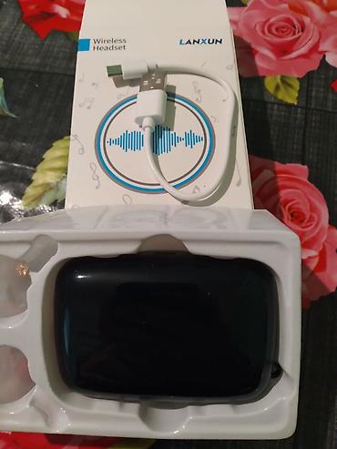 Qulaqcıqlar: İşlənmiş Simsiz (Bluetooth) Qulaqcıqlar, rəng - Qara — 2