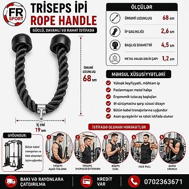 İdman və istirahət: 💥 triseps kəndiri, məşq kanati ✅ 7/24 əlaqə saxlaya bilərsiz. ✅ — 1