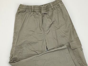 spodnie dresowe khaki: Sweatpants, 7 years, 116/122, condition - Good