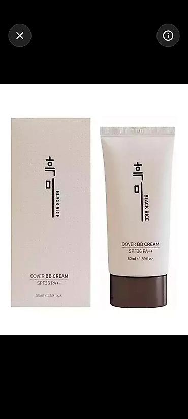 BB-крем Haruharu Wonder Black Rice Cover BB Cream SPF36 PA++, 50 мл - at lalafo.kg BB-крем Haruharu Wonder Black Rice Cover BB Cream SPF36 PA++, 50 мл -