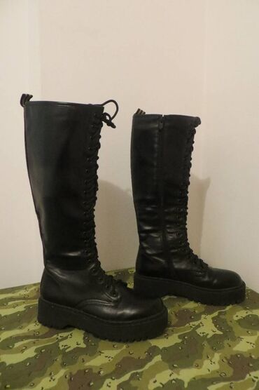 plitke cizme: High boots, 38