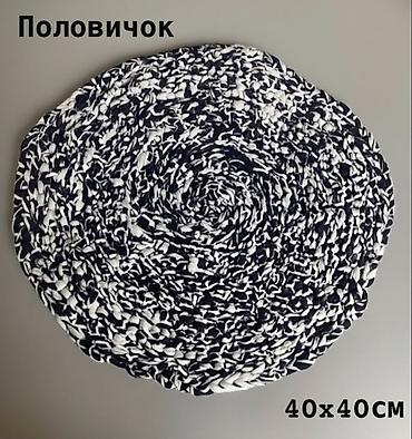 фикус тинеке: Половичок ручной работы Половичок вязанный крючком🧶 40x40 см📏 — 1