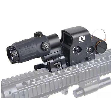 lazer oyuncaq: Oyuncaq silah üçün binokl + kalimator 558+G33 dəmir versiya — 1