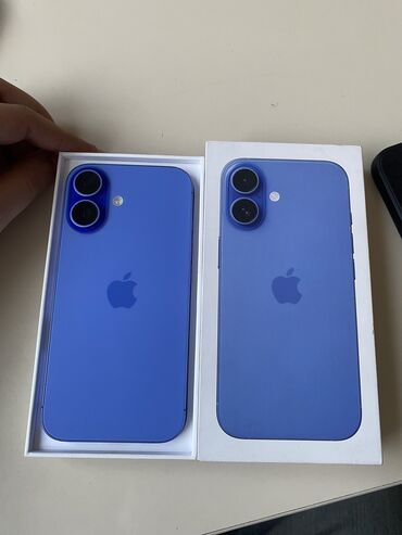 Apple iPhone: IPhone 16, 128 GB, Göy — 2