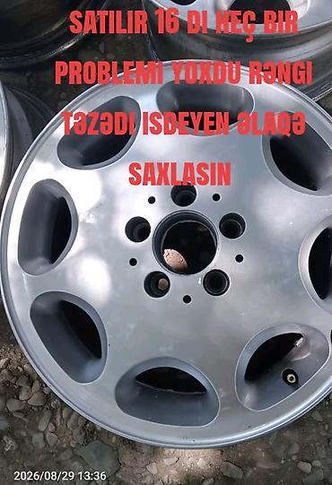Məhsul: 16 ölçülü yüngül lehimli disklər (4 ədəd dəst) - Ölçü: R16 - lalafo.az -da Məhsul: 16 ölçülü yüngül lehimli disklər (4 ədəd dəst) - Ölçü: R16 -