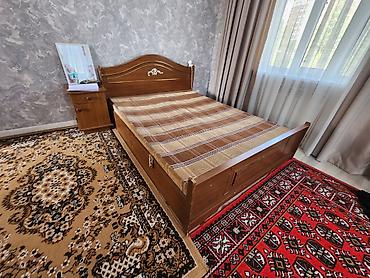 прихожку мебель: Двуспальная кровать из массива/ДСП в классическом стиле. - Размер — 1