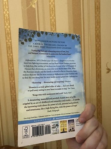 İdman və hobbi: Məhsul: Kitab – “The Kite Runner” (Khaled Hosseini) Dil: İngilis dili — 2