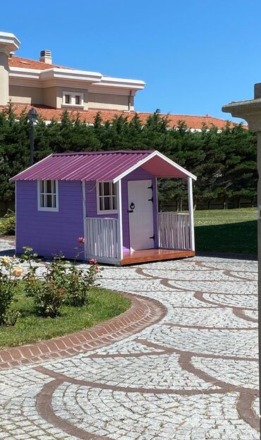 стеклянный фартук для кухни: Balaca şahzadəniz üçün öz kiçik dünyası! Sadə və rahat taxta evciklər