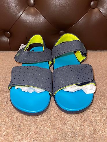 Детская обувь: Next сандали, кеды и туфли. Новые Сандали синие/голубые — 2