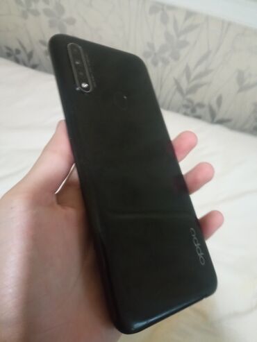 телефон oppo: Oppo A31, Б/у, 64 ГБ, цвет - Черный, 2 SIM