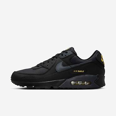 solid 2 0 heets: NIKE Air Max 90 Black Buff Gold Men's br.42,5 cm 27
IB — 1