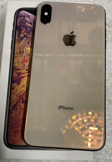 IPhone Xs Max | 256 ГБ | Золотой Б/У | Беспроводная зарядка, Face ID, С документами