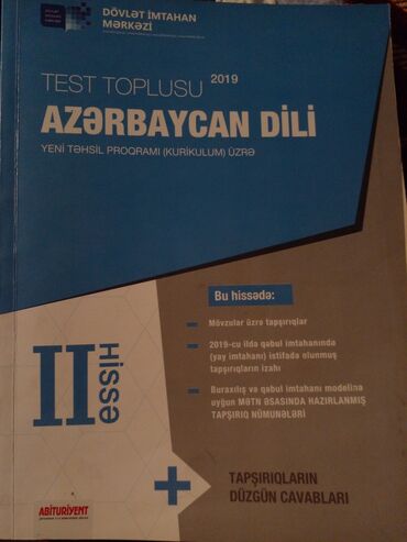 azerbaycan: Test toplusu azerbaycan dili