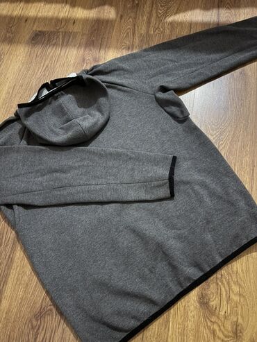 зип худи оверсайз мужские: Мужская толстовка, XL (EU 42), Nike, Б/у, цвет - Серый
