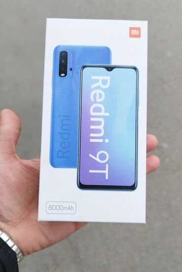 xiomi mi3: Xiaomi Redmi 9T, 128 GB, rəng - Qara, 
 Sensor, Barmaq izi, İki sim kartlı