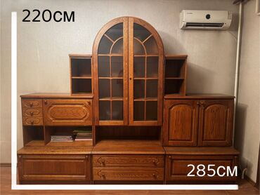 Зал үчүн гарнитур, Колдонулган, Жыгач, Өзү алып кетүү, түсү - Күрөң