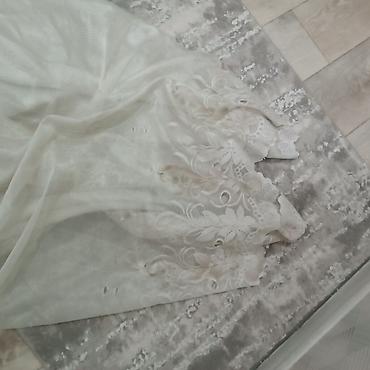 Декоративные цветы: Тюль в молочном цвете Размер :высота 2.75 ширина 6 м - Материал — 8