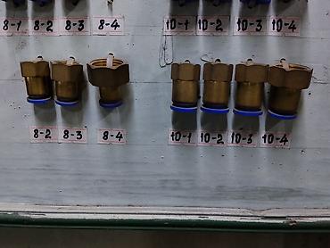 прием латунь: Латунные форсунки/жиклёры с уплотнительными кольцами (синие O‑ring) — 1