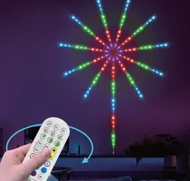 fen za vreli vazduh: Model: RGB LED vatromet, 10x0.5m + 1x1.5m, 156 LED, DC LVT-50/156