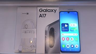 a17: Samsung Galaxy A17, Б/у, 128 ГБ, цвет - Серый, 2 SIM — 2
