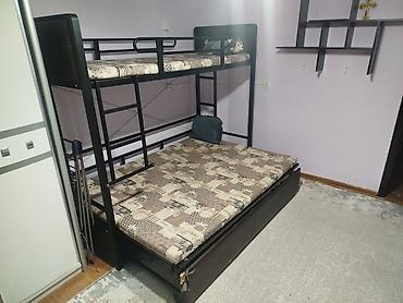 bunk bed: Двухъярусная кровать с металлическим каркасом - Прочный стальной — 2