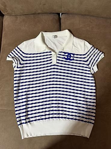chanel papuce: Polo köynək, Chanel, S, rəng - Ağ — 3