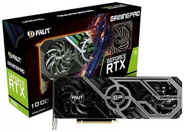 Видеокарты: Видеокарта, Б/у, NVidia, GeForce RTX, 10 ГБ, Для ПК