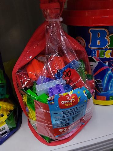 Оюнчуктар: Конструктор Amin Toys, 92 детали - Набор крупного пластмассового — 1