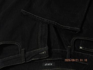 женские жинцы: Джинсы, Прямые, Indefini, Средняя талия, XL, L, 2XL — 3