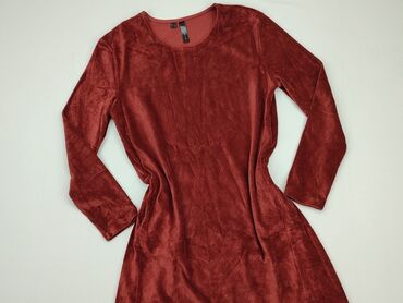 czerwona sukienki dopasowana: Sukienka, M, stan - Idealny