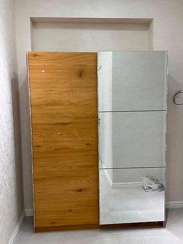 Dolablar: Yeni, 2 qapılı, Güzgülü, Qəhvəyi, Taxta, Kupe, Düz dolab — 3