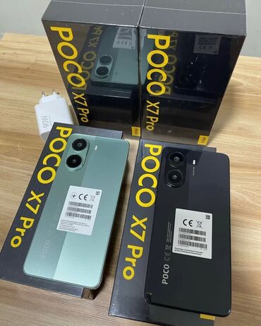 flash: Poco X7 Pro, 256 GB, rəng - Yaşıl, Zəmanət, Kredit, Sensor
