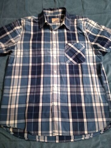 opposite muske mokasine: Shirt Short sleeves, L (EU 52), color - Blue
