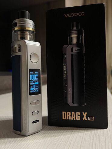 Qəlyan, vayp və aksesuarları: Voopoo drag x pro 100w original bir ay istifade olunub.Ela
