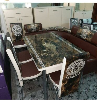 Divan və masa dəstləri: 🇹🇷Türk istehsalı Möhtəşəm ✨✨ Kuxna üçün stol stul dəsti 2 stul 1 — 3