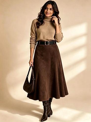 Suknje: Ženska suknja A‑kroja, midi dužine
2300din
S M L XL — 6